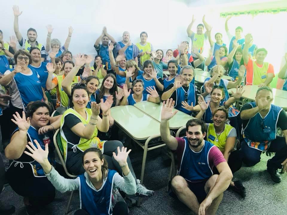 Más de 400 voluntarios colaboraron con la restauración de la Escuela Primera Nº4 de Villa General Savio, en el marco del programa de