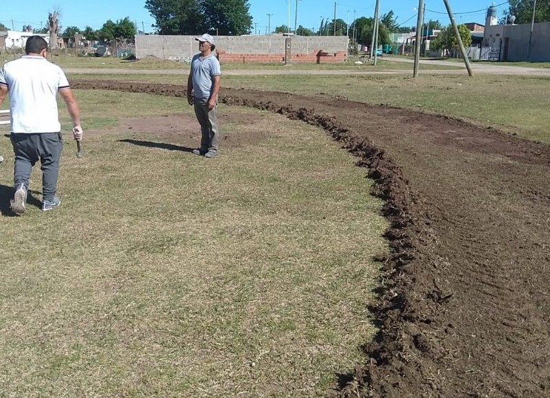 Avanzas los trabajos.