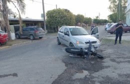 Accidente de tránsito terminó con amenazas y destrozos