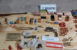 Pérez Millán: encuentran drogas y un arsenal en un allanamiento