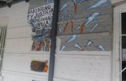 La Delegación de Villa Ramallo tapó un mural alusivo al Día del Trabajador