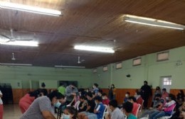 Más de 200 personas se vacunaron contra el Covid en Pérez Millán