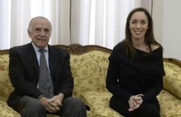 La gobernadora María Eugenia Vidal se reunió con el intendente de San Nicolás