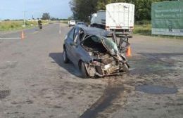 Grave accidente en Ruta 51 y el cruce a La Violeta