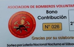 Bono contribución para colaborar con Bomberos Voluntarios