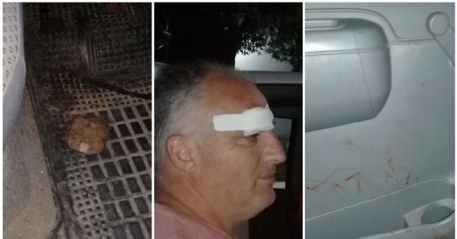 Atacaron a piedrazos a un funcionario municipal de Pergamino en pleno control del cumplimiento de la cuarentena