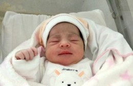 Katia, la primera bebé de este 2022 en Ramallo