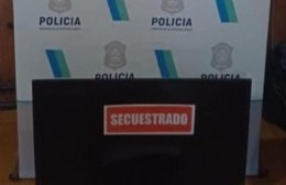 Aprehendido con dos televisores robados