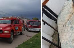 Incendio en Pérez Millán: dos mujeres fueron auxiliadas