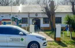 Colocación de alarma y cámara en la Escuela Rural Nº 20