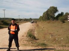 El lugar donde fue hallado el cuerpo sin vida de la ni�a. (ARCHIVO RAMALLO CIUDAD).
