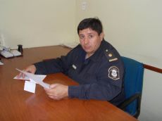 El subcomisario Lavagnino inform� sobre los hechos.