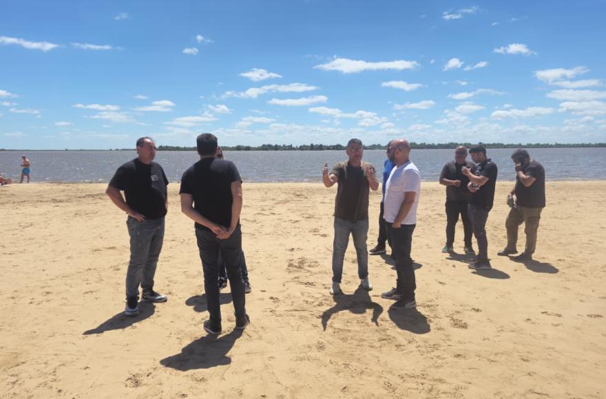 El subsecretario de Deportes de la provincia de Buenos Aires, Cristian Cardozo, visitó Ramallo.