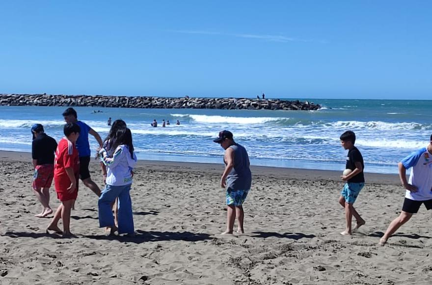 Los chicos realizaron diferentes actividades en la ciudad de Mar del Plata en su viaje de egresados.
