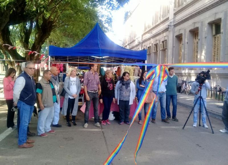 El evento tuvo lugar frente a Plaza Constitución.
