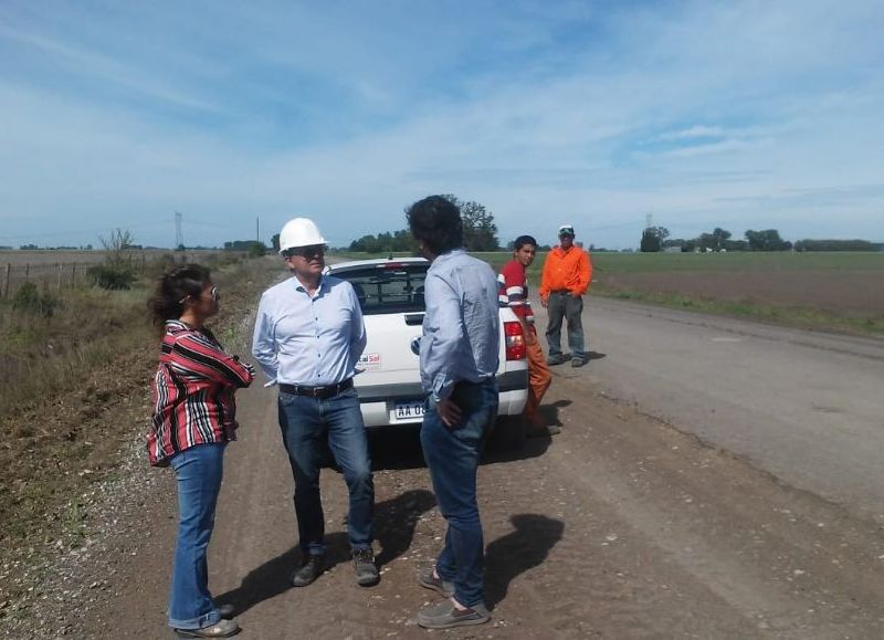 Recorrida de concejales de Cambiemos.