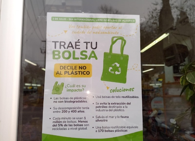 Cartelería en comercios.