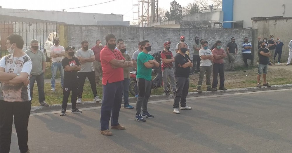 Asamblea en la sede gremial.