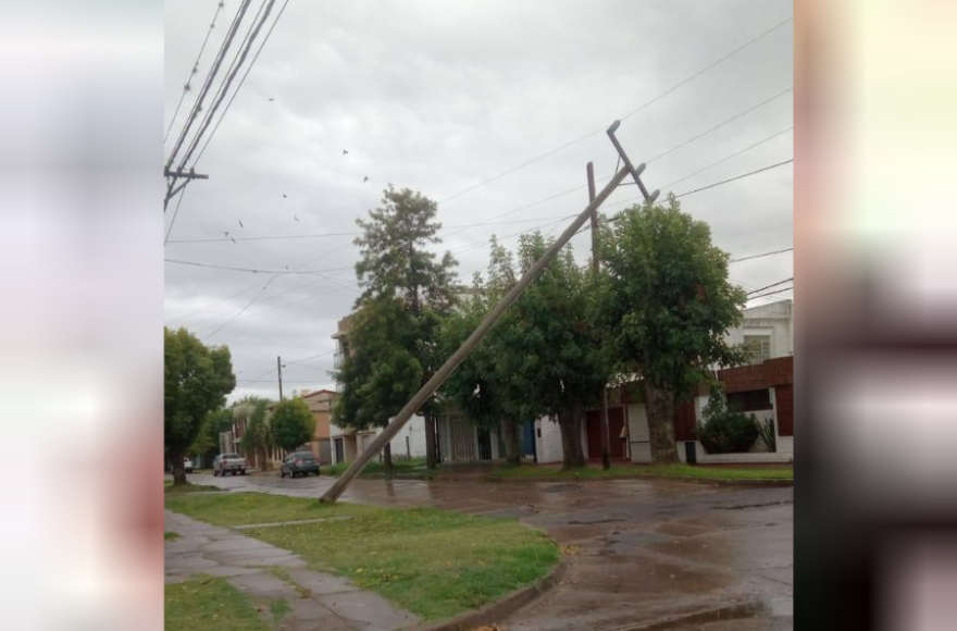 No se registraron personas heridas, aunque sí inconvenientes para los vecinos afectados por el corte de energía.