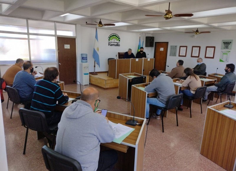 Encuentro en el recinto del Concejo Deliberante.