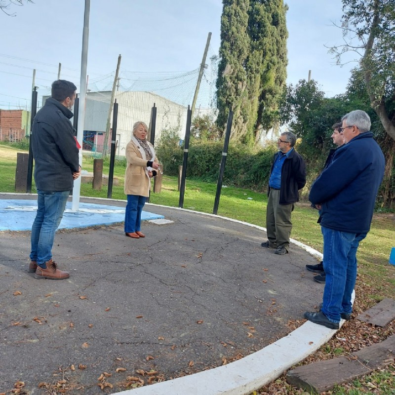 Acto en la Plaza Pedro Raúl Locardi.