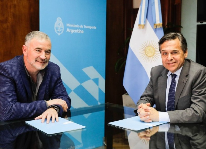 Mauro Poletti y el ministro Giuliano.
