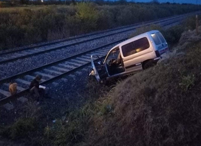 El conductor resultó herido.