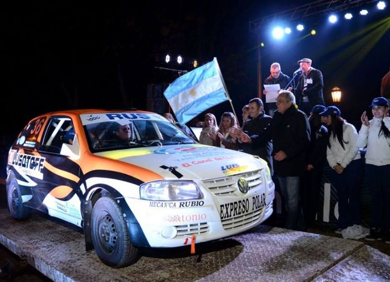Largada con la presencia del 'Flaco' Traverso.