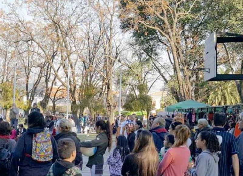 Epicentro en la Plaza José María Bustos.