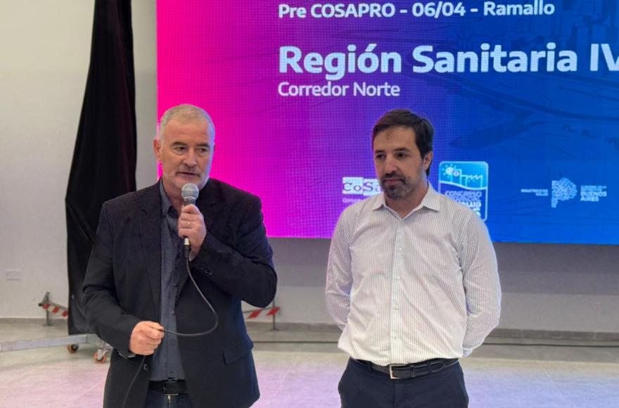 Poletti encabezó el encuentro con el ministro de Salud.