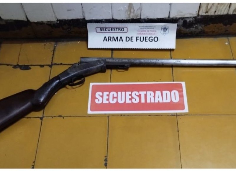 La escopeta en cuestión.