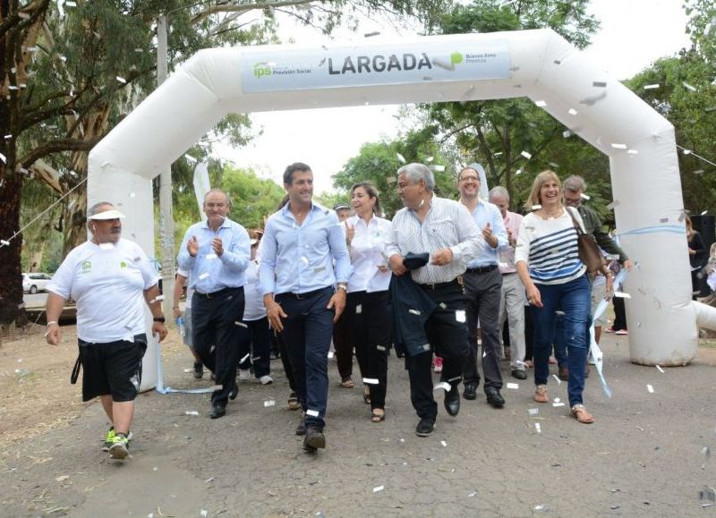 Los funcionarios también participaron del Programa "Movete Buenos Aires".