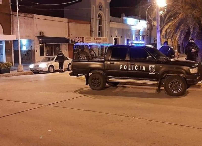 Intervención policial.