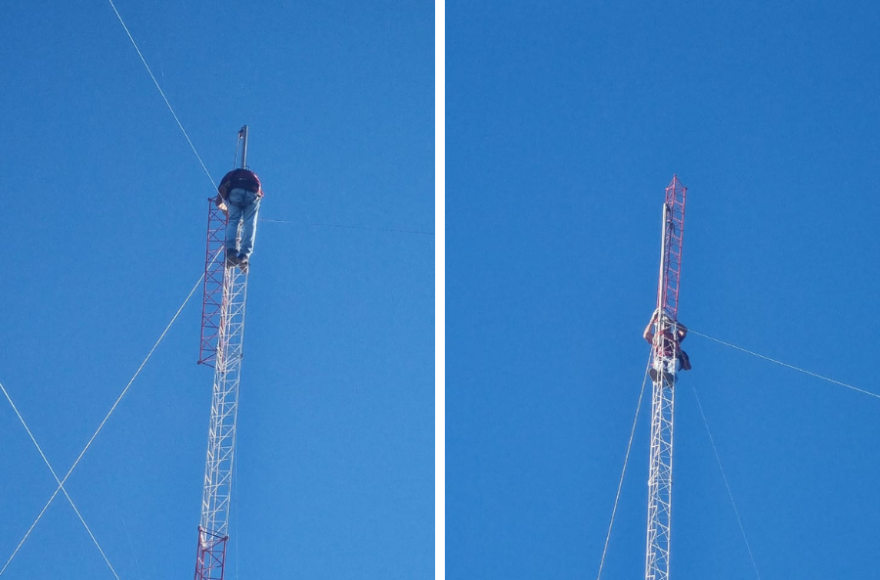Este trabajo hará posible establecer radioenlaces bidireccionales entre Pérez Millán y El Paraíso.