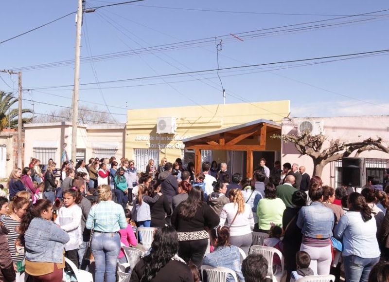 Los trabajos se llevaron a cabo en el S.U.M del Jardín Santos Quirós.