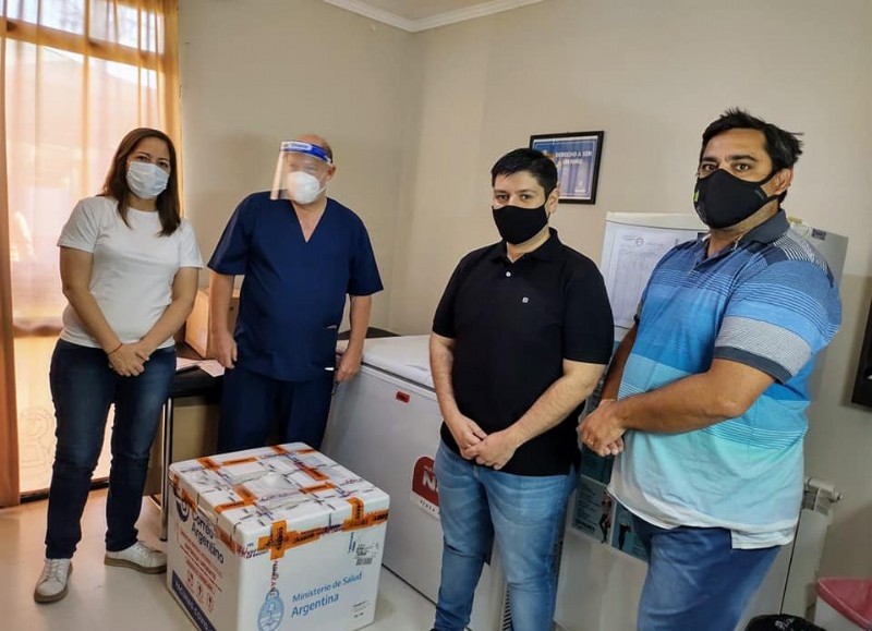 La Municipalidad de Ramallo recibió las vacunas contra el coronavirus, las mismas fueron derivadas al Hospital José María Gomendio.