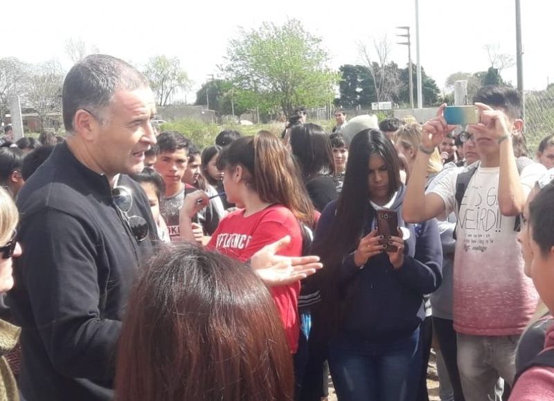 Fueron recibidos por el intendente.