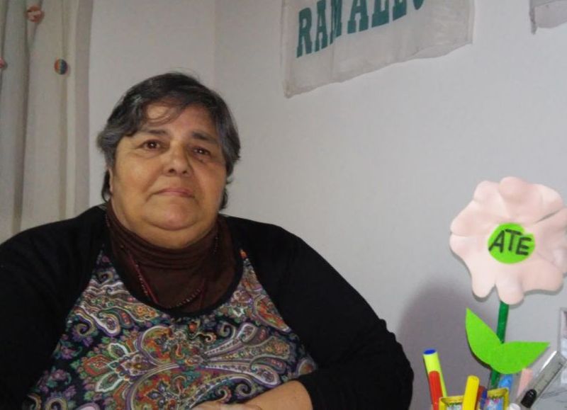 Nora Oliveros, secretaria adjunta de ATE Seccional Arrecifes, Salto y Ramallo.