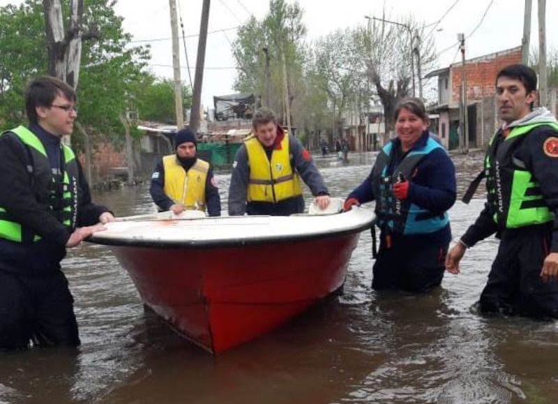 La labor de los voluntarios.