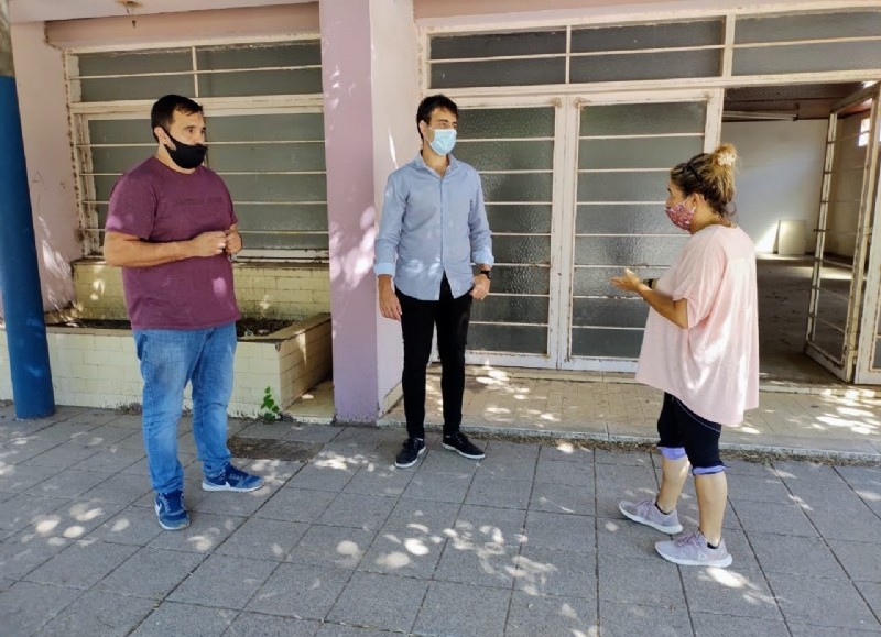 La Dirección de Cultura municipal comenzó a acondicionar el salón que se convertirá en el futuro Centro Cultural de Pérez Millán.