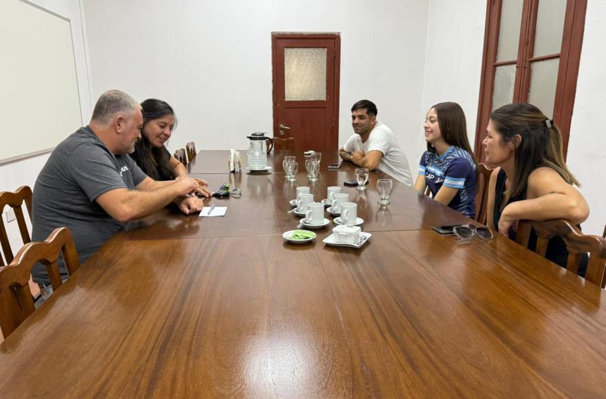 El intendente recibió a Alma Cesaretti