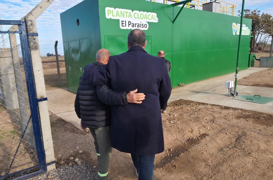 La obra había comenzado durante el primer mandato de Poletti, pero se discontinuó durante el gobierno de Gustavo Perie.