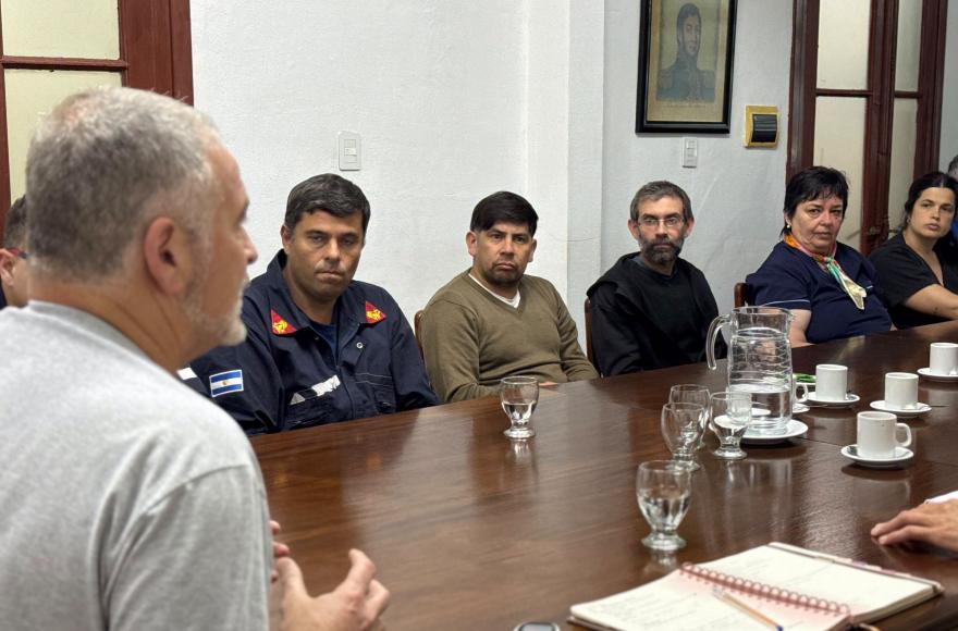 Ramallo coordina acciones preventivas ante posibles inundaciones por El Niño