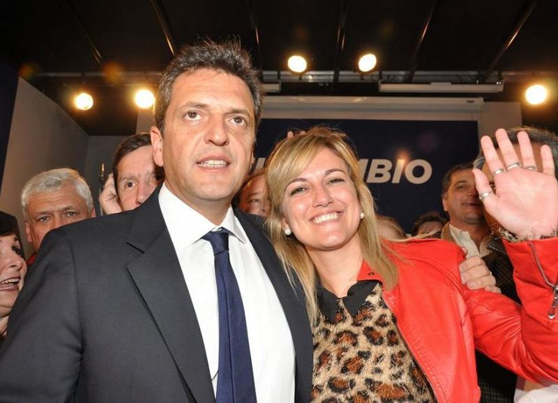 Sergio Massa y Valentina Domenech.