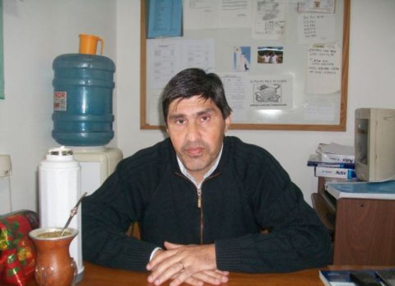 Adrián Lescano, titula del gremio.