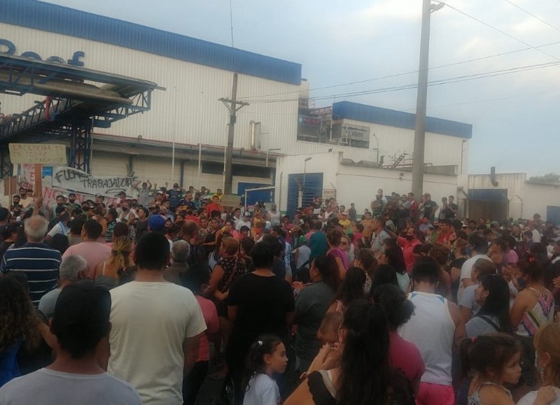 Un pasaje de la manifestación del miércoles.