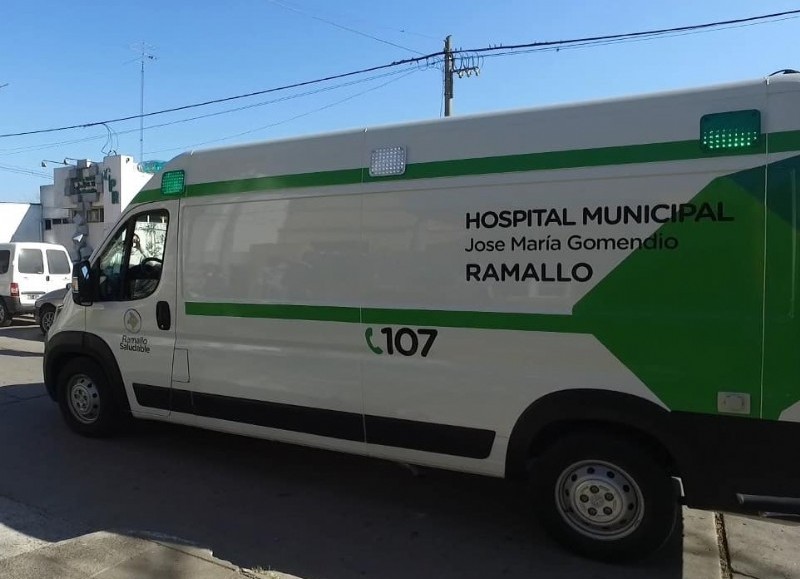 Acudió la ambulancia del hospital local.