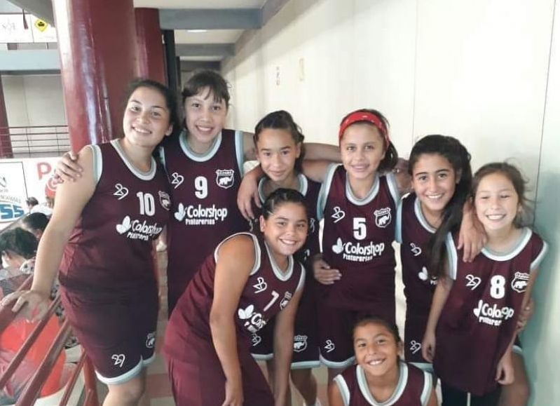 Las chicas del básquet.