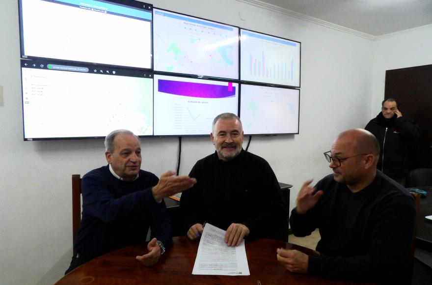 Firma del convenio.
