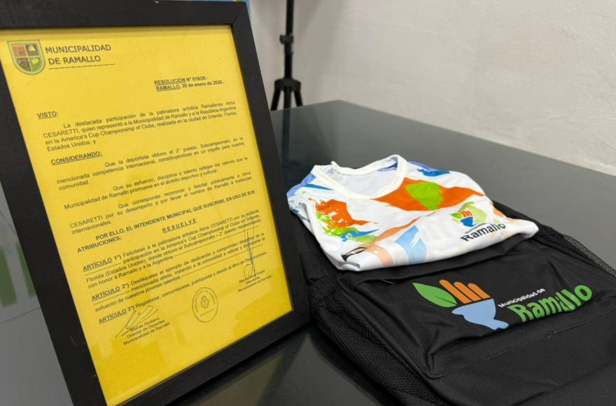 El intendente recibió a Alma Cesaretti